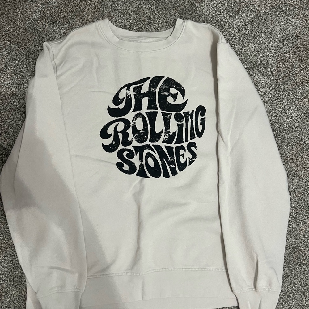 The Rolling Stones White Sweater